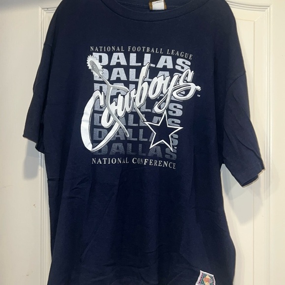 Vintage 90s Dallas Cowboys National Football Conference Tee - Picture 1 of 5